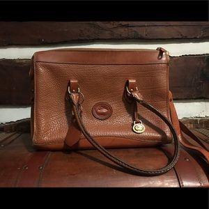 Tan Vintage All Weather Leather Dooney & Bourke